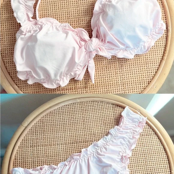Pink Ruffled Bikini Set - Picture 3 of 3
